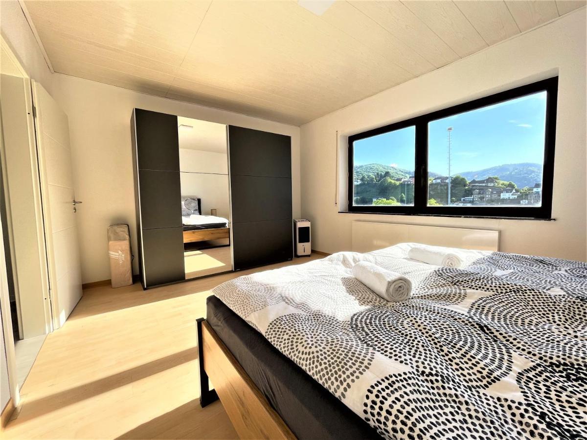 Traumaussicht Kamin Balkon Burgblick 65 Zoll Tv Netflix Sky Joyn Lindenplatz Apartment Bullay Exterior foto