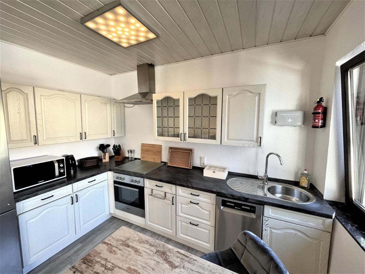 Traumaussicht Kamin Balkon Burgblick 65 Zoll Tv Netflix Sky Joyn Lindenplatz Apartment Bullay Exterior foto